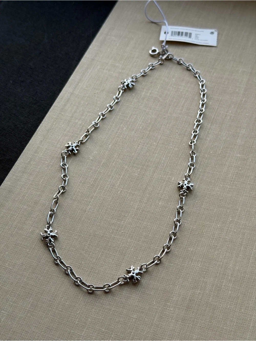 Tory Burch Silver Link Necklace